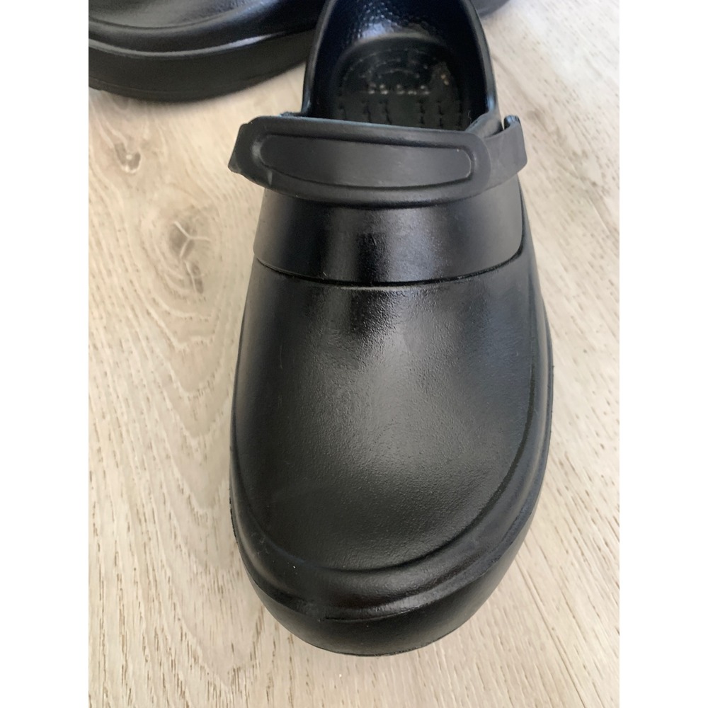 Crocs Mercy Work Clogs Black Slip Resistant Nursing Chef Shoes Women 8 Mens 6‎ - Picture 5 of 9